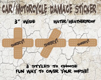 Bandaid stickers for nurses paramedics cars helmets and more