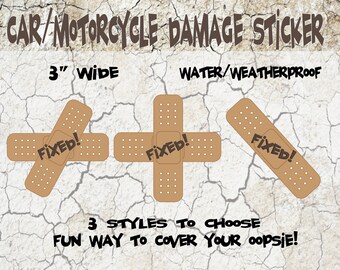 Bandaid stickers for nurses paramedics cars helmets and more