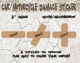 Bandaid stickers for nurses paramedics cars helmets and more