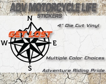 Compass sticker die cut vinyl, sticker for cars motorcycles water bottles or laptops