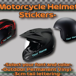 Floral Personalized Helmet decal - JS Typography Inc