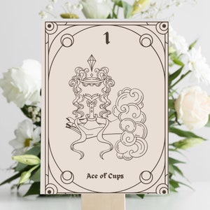 Numeri di tabella dei tarocchi - Download digitale