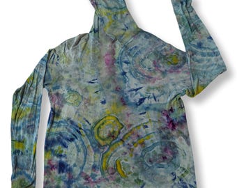XL Tie Dye Bamboo Outdoor Sun Shirt