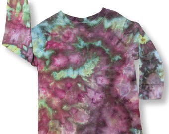 2T Nebula Toddler Long Sleeve Tie Dye T-Shirt