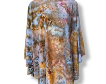 XL Desert Sunset Tie Dye Poncho/Tunic