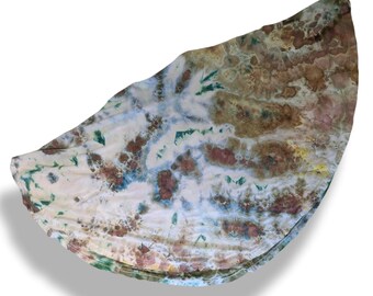 Green Marble Ice Dye Tie Dye Poncho/Tunic