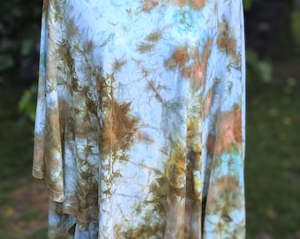 Marble Ice Dye Tie Dye Poncho/Tunic