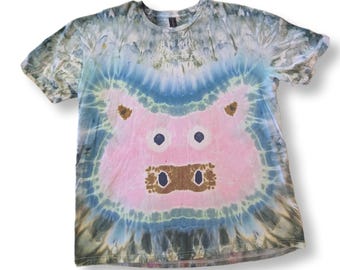XL Pig Face Tie Dye Shirt