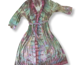 2X Ice Dye Tie Dye Robe