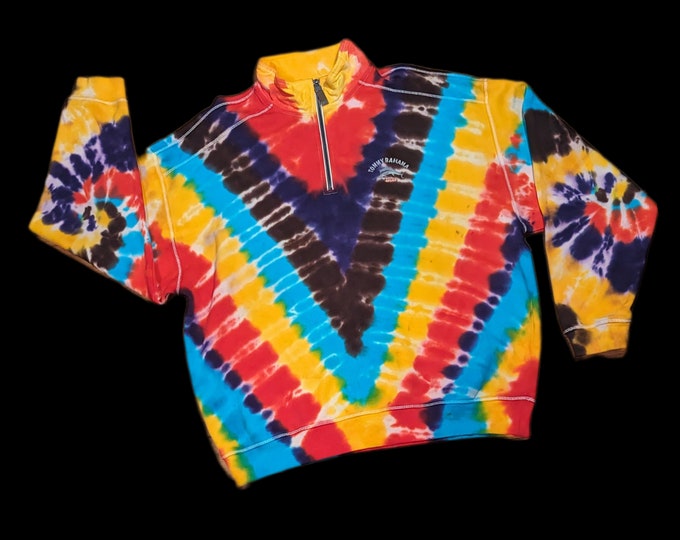 Featured listing image: Tommy Bahama Pullover Tie Dye/Unique Gift/One of a kind Pullover