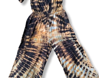 XL Old Navy Waist Defined Halter Tie Dye Jumpsuit
