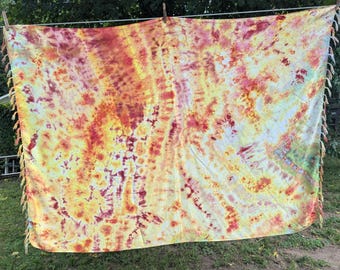 Solar Flare Tie Dye Sarong