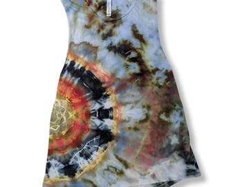 Large Mandala Tie Dyed Bella + Canvas Racerback Tank