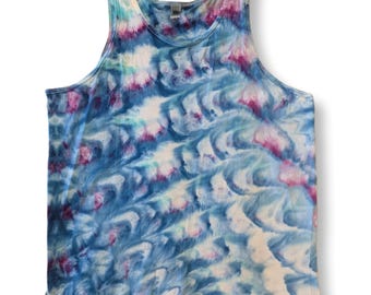 XL Cosmic Ocean Cotton Tie Dye Tank