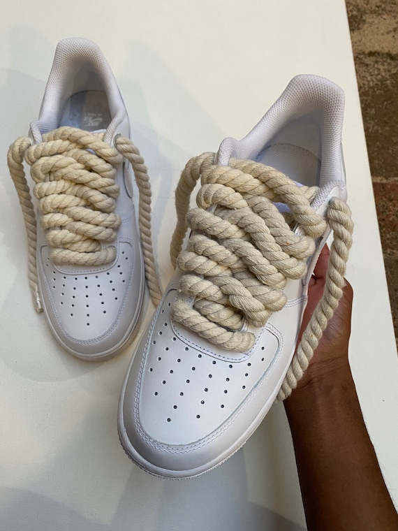 Nike Air Force 1 Rope Lace Etsy