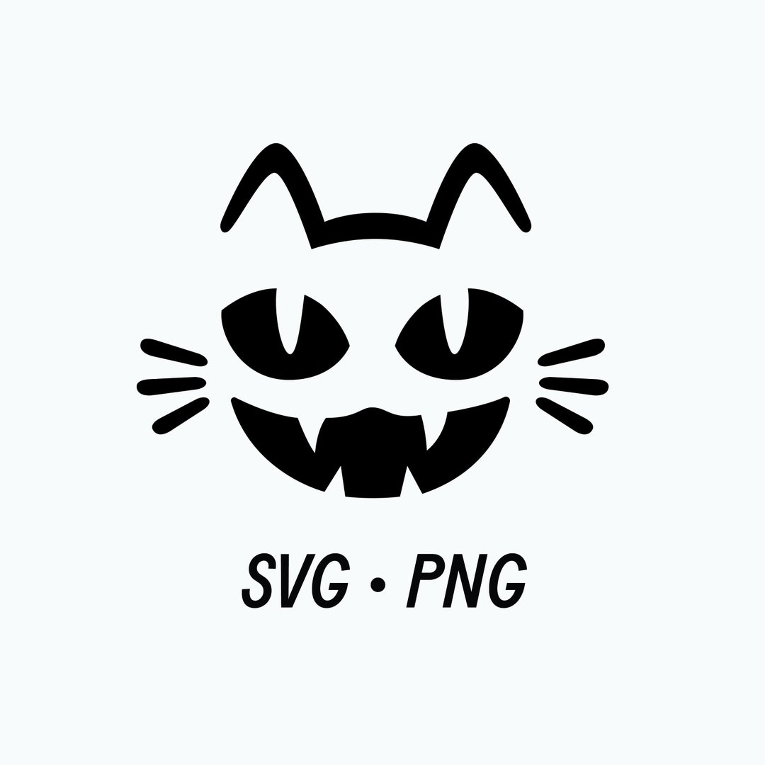 Spooky Cat Face Halloween Pumpkin Carving SVG PNG Designs Downloads PNG Clipart Shirt Design spooky-cat-face-halloween-pumpkin-carving-svg-png-designs-downloads-png-clipart-shirt-design