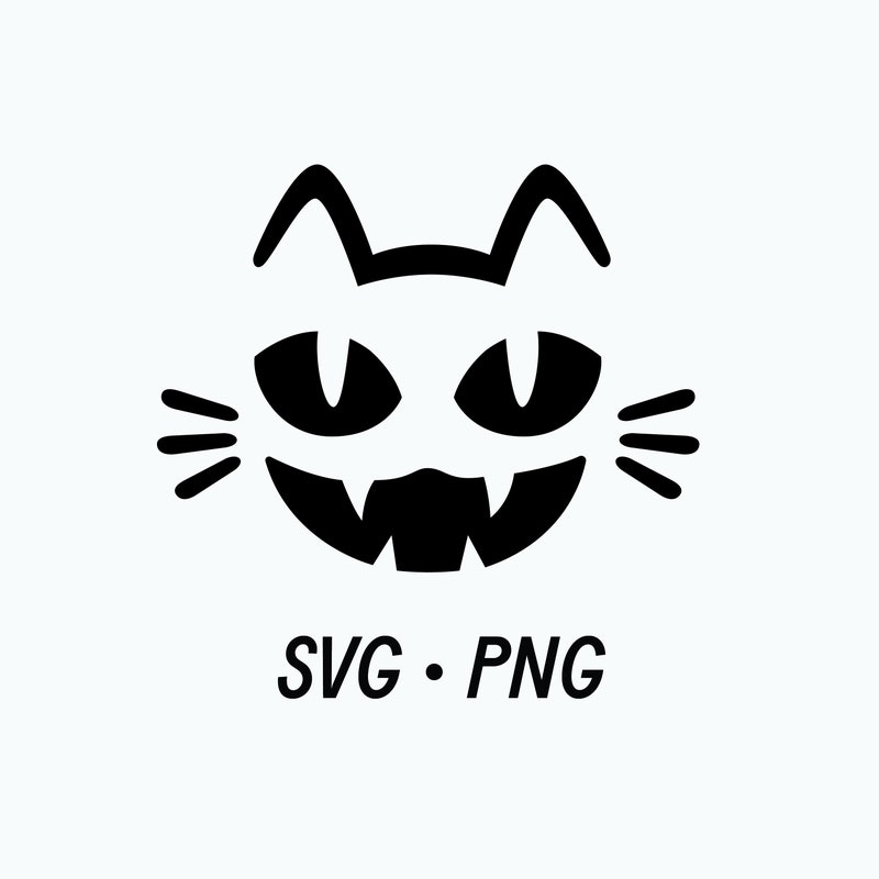 Cat Pumpkin Stencils - Etsy