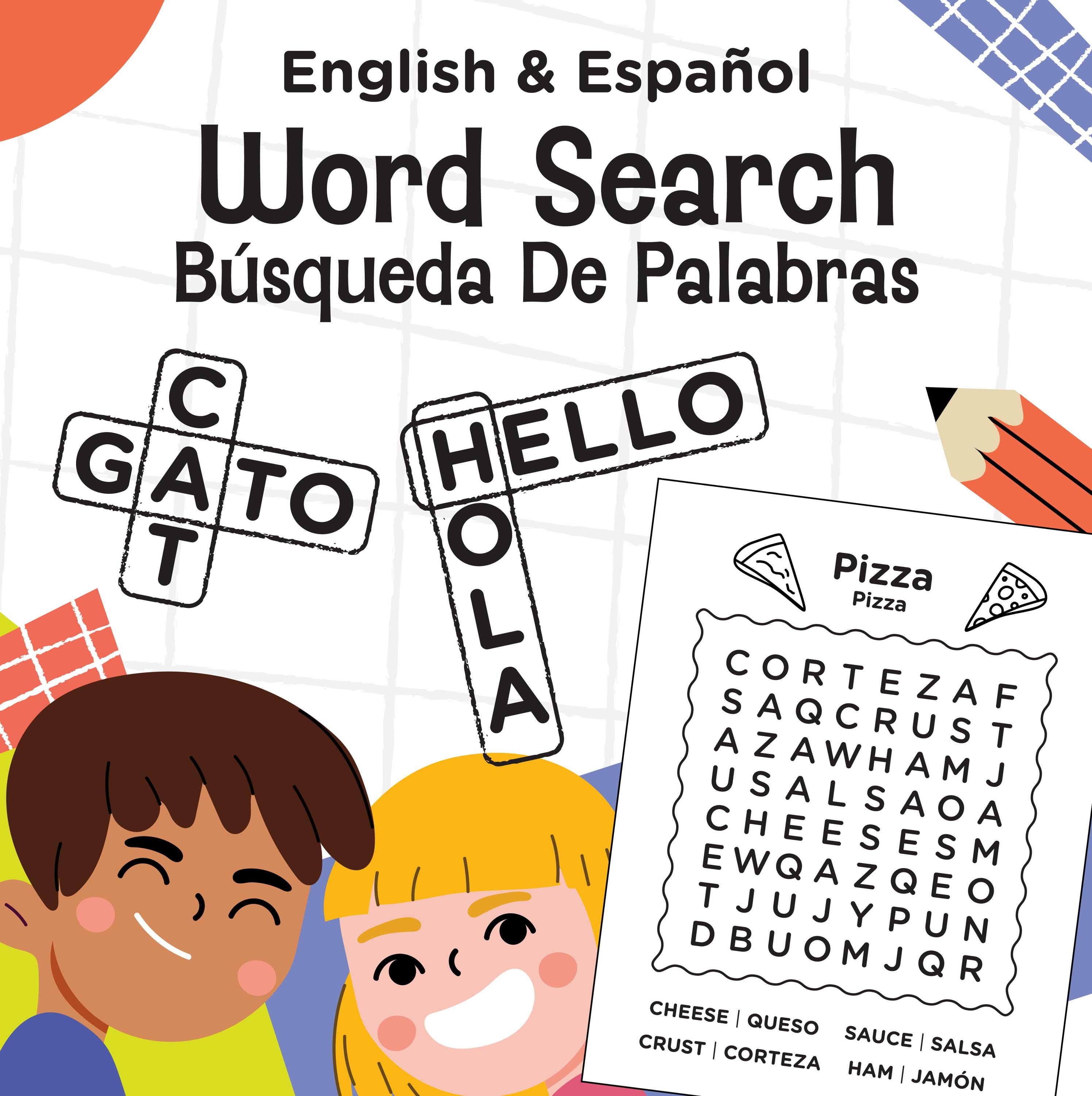 Bilingual English Spanish Word Search Puzzle Book for Kids | Bilingüe ...