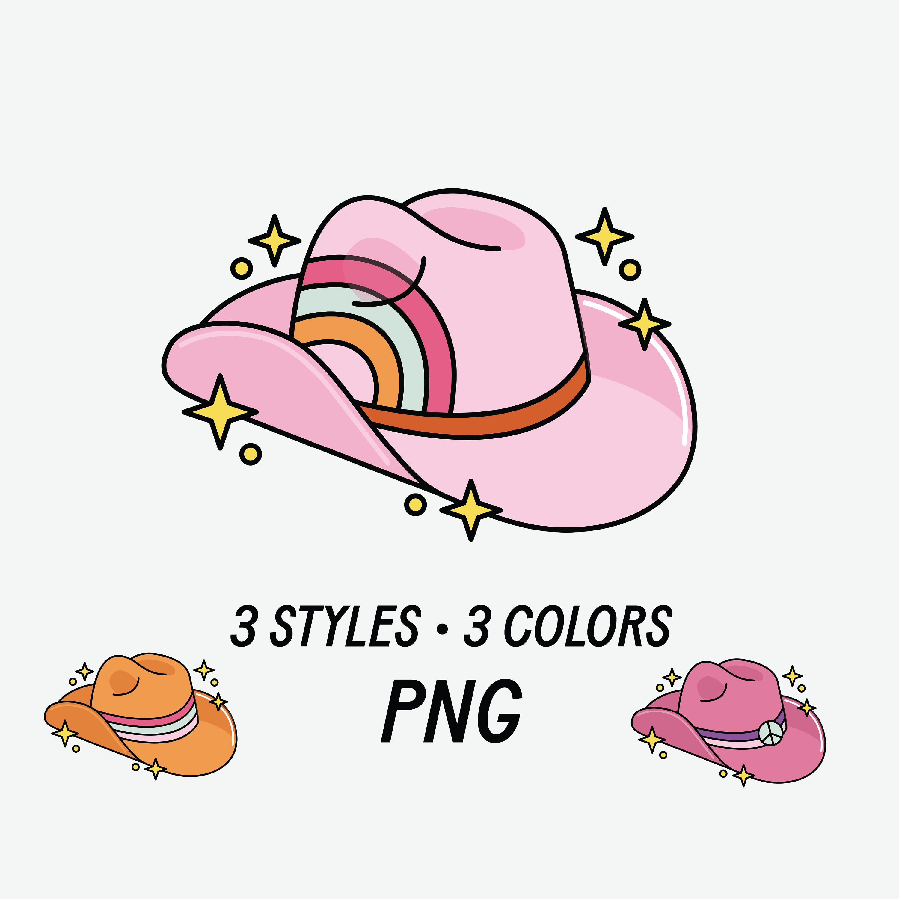 Let's Go Girls | Pink Cowboy Cowgirl Rodeo Hat Preppy Aesthetic  Bachelorette Party | HOWDY Y'ALL | White Background | Art Board Print