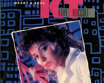 Kathy Troccoli, Heart & Soul 1984 songbook, sheet music, 56 pages, 9 songs. Piano, vocal, guitar chords.