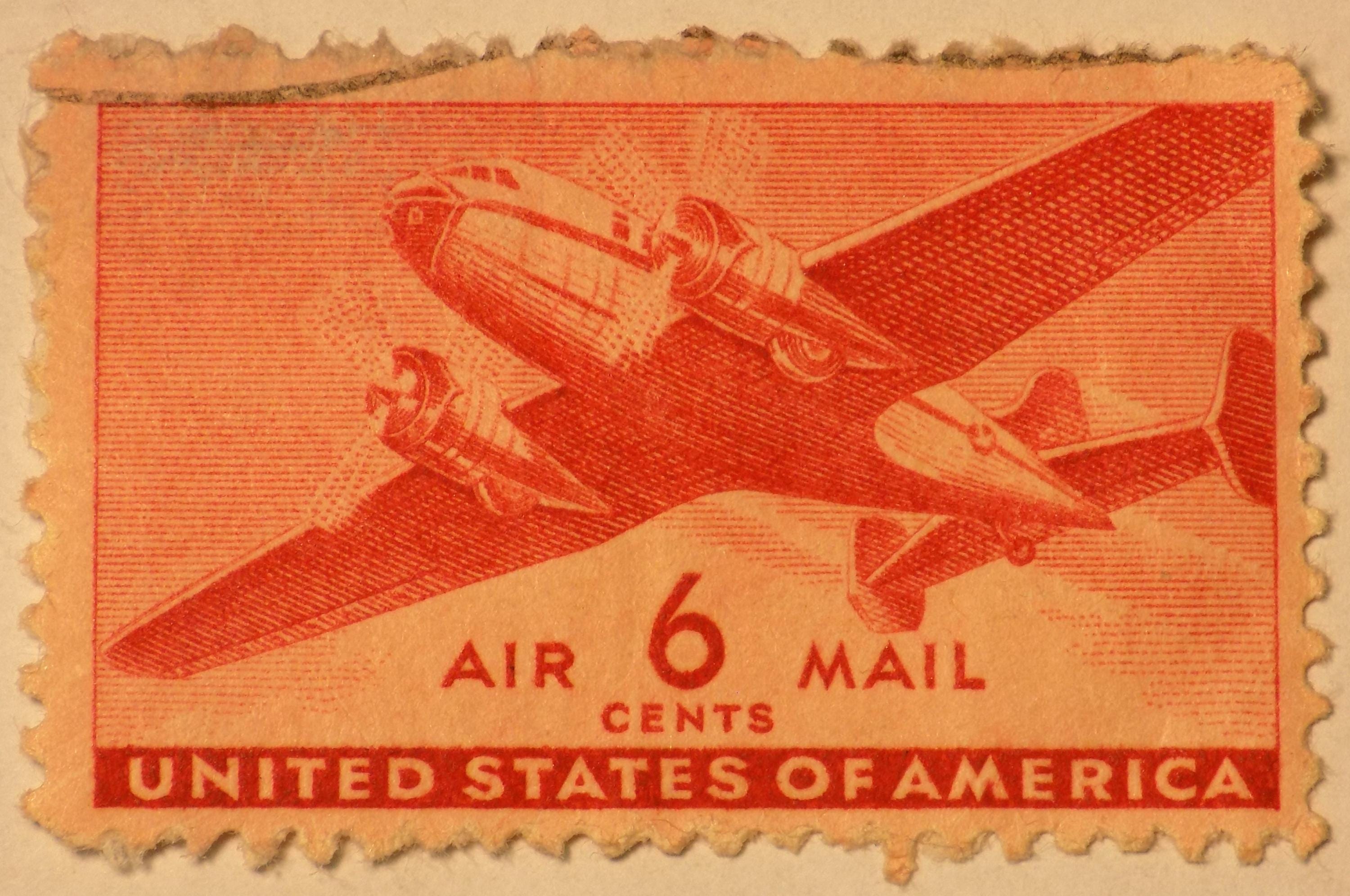 6 Cents Air Mail - Etsy display picture 1
