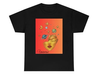 Universum Tshirt, Mond T-Shirt, Universum Outfits, süßes Mond Shirt, Trust the Universe, Psychic Tees, Psychic Geschenke, Power Tshirt, Universum Geschenk