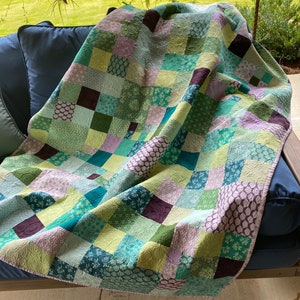 Handmade Quilt throw/toddler quilt