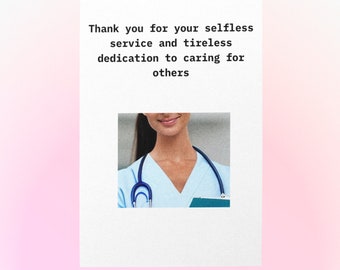 RN Appreciation Printable Card Nurse Week Appreciation Thank You Card For Nurse Instant Download Digital Medical Card I Heart Nurse Week