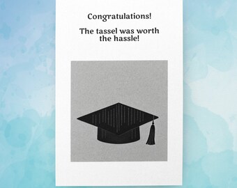 Graduation Card Congrats High School Graduate Instant Download Card For Student Card For Her Card For Him Proud Of You Funny Graduation Card