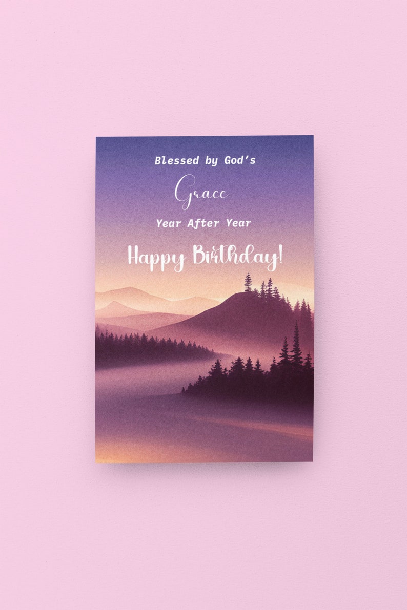 Printable Religious Birthday Greeting for Friend Christian Birthday ...