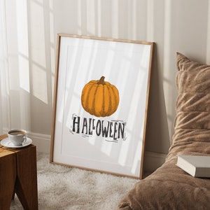 Halloween Print Halloween Wall Art Halloween Decorations Halloween Accessories Autumn Fall Decor Home Trend Home Decor Wall Prints Wall Art