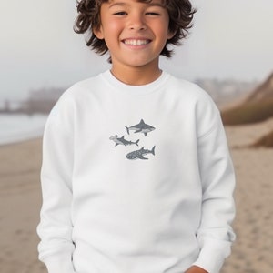 Toddler Shark Sweatshirt Etsy UK