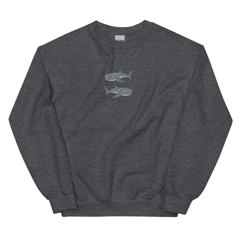 Embroidered Whale Shark Sweatshirt, Whale Shark Shirt, Shark Gifts, Marine Sweatshirt, Shark Sweatshirt, Shark Shirt, Ocean Sweatshirt