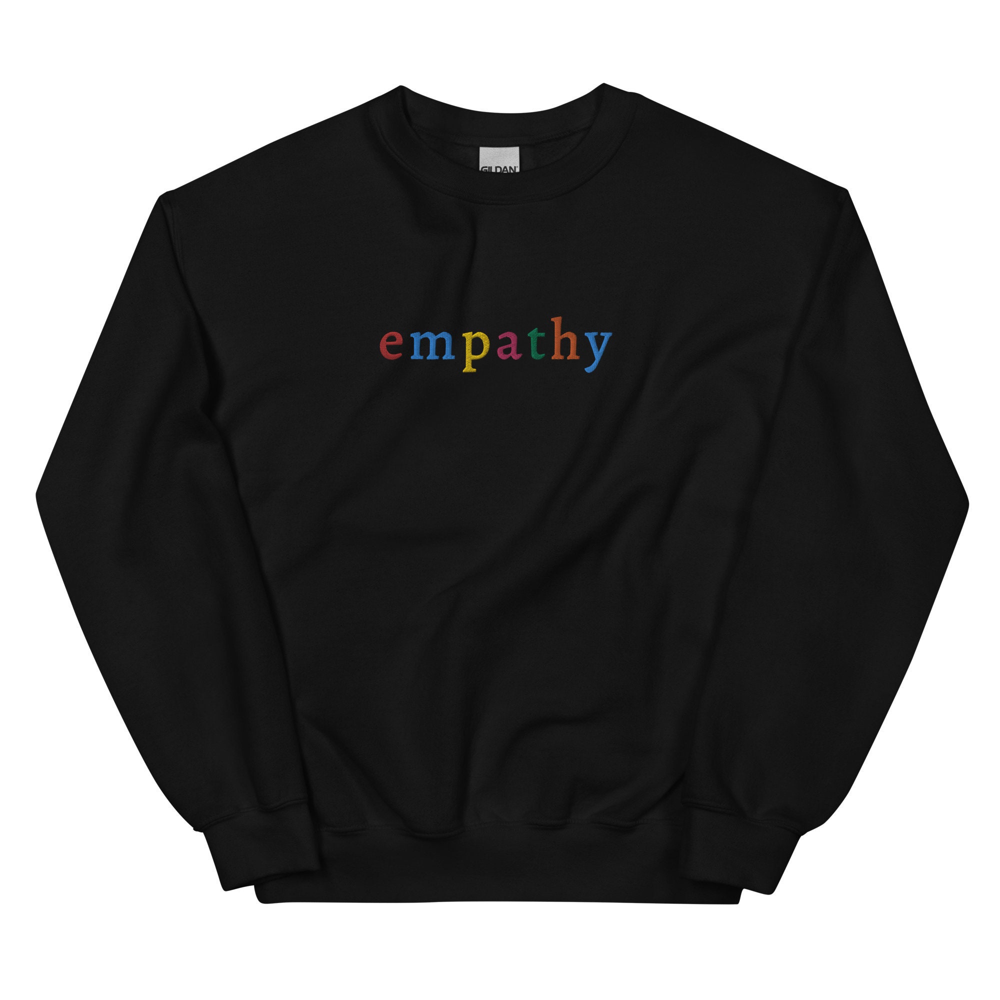 Empathy embroidered sweatshirt outlet