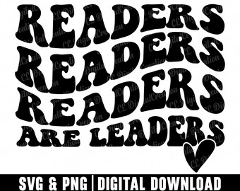 Readers Svg, Book Lover Svg, Digital Download, Heart Svg, Book Quote Svg, Wavy Letters Svg Svg, Reading Svg, Bookish Svg, Svg Cut File