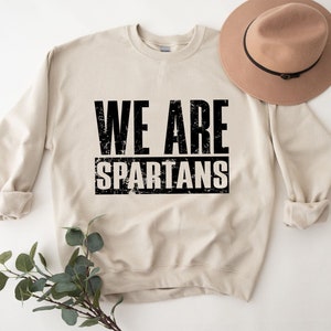 We Are Spartans Mascot Svg, Digital Cut File, Spartans Mascot Png, Mascot Sublimation, Pride Mascot, School Pride Svg, Team Mascot, Cricut
