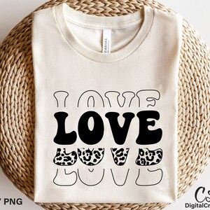 Love Svg, Printable, Leopard Love Svg, Couple Goal Svg, Valentine Svg, Retro Font Svg, Valentine Day Svg, Be Mine Svg, Cricut Cut Files