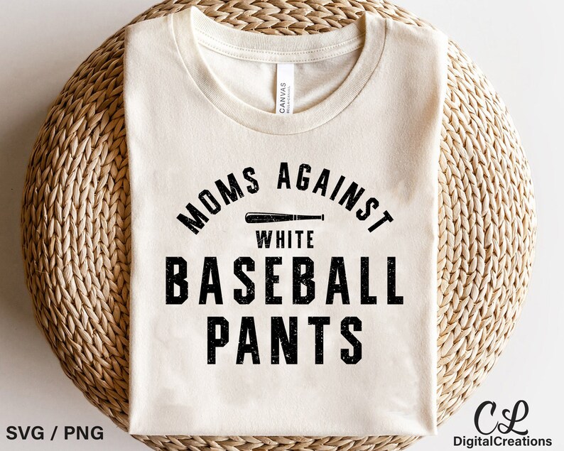 Moms Against White Baseball Pants Svg Baseball Svg Digital - Etsy
