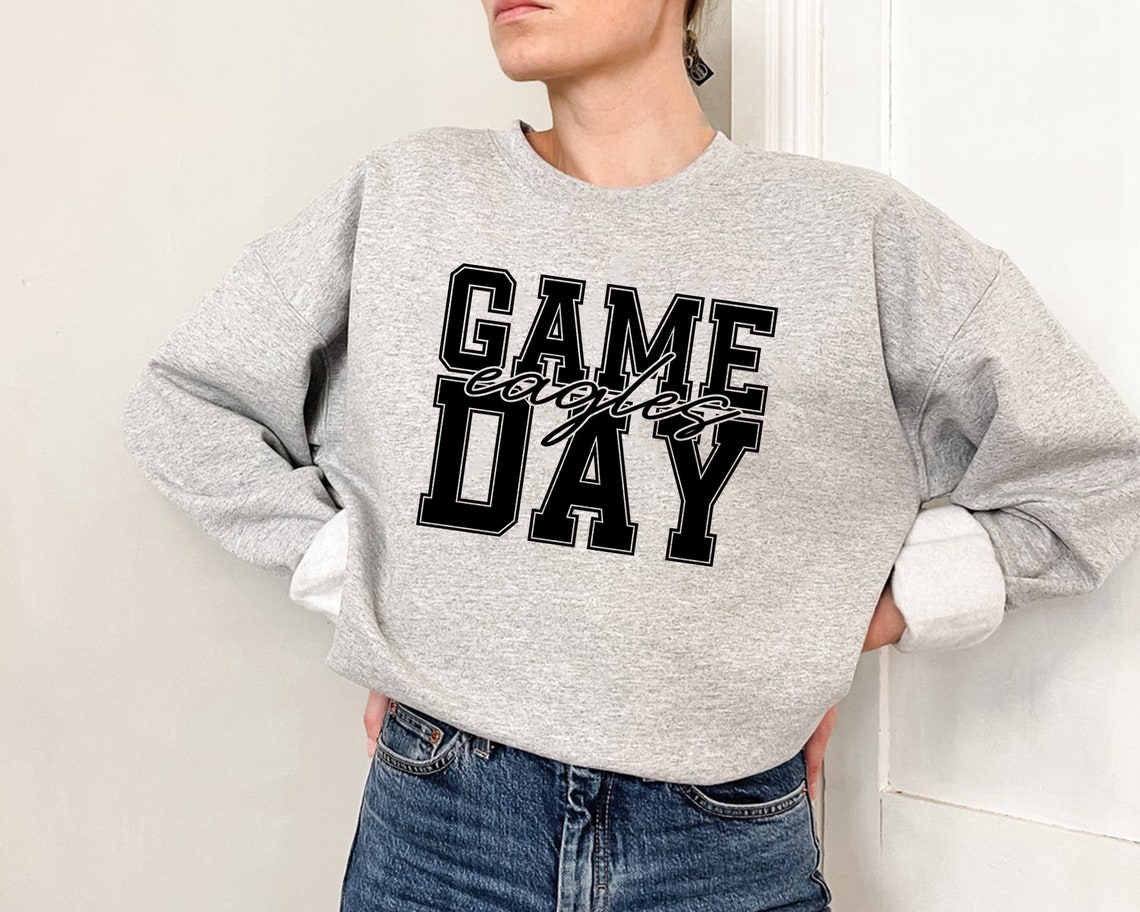 Eagles Game Day Svg, Digital Download, Eagles Mascot Svg, Game Day Svg