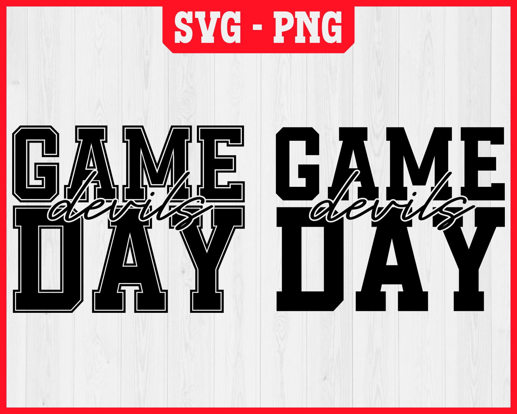 Devils Game Day Svg, Digital Download, Devils Mascot Svg, Game Day Svg ...