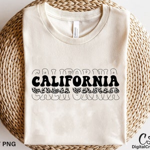 California Svg, Printable, Leopard Print Svg, California Shirt Svg, Retro Font Svg, California US State, Digital Download, Cricut Cut Files