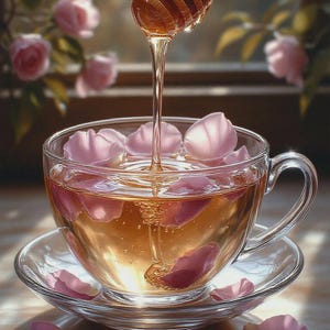 Honey Tea Offering, Energize Your Companion’s Spirit, Spiritual Booster, Spirit Bond Strengthen, Warm Your Spirit Up, Spiritual Gift