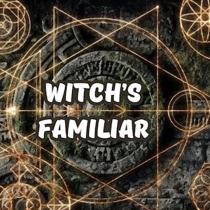 Witch’s Familiar Spell, Summon Your Magical Companion for Power, Guidance & Protection Ritual, Spirit Companion Binding, Spirit Sigil