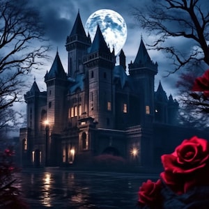 Gothic Castle Astral Abode for Your Spirit Companions, Spiritual Sanctuary, Gift for Your Spirit, Metaphysical Home Spirit Binding, Bastion
