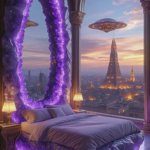 Sanctuary of Intimate Bliss, Sensual Celestial Bedroom, Astral Abode for Your Spirit Companions, Energetic Boudoir for Spiritual Spouses
