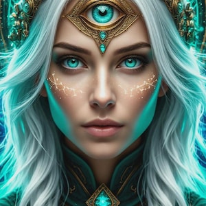 High Priestess of the Veil, Awakening intuition, High Realm, Channeling Messages, Spirit Companion, Balance, Serenity
