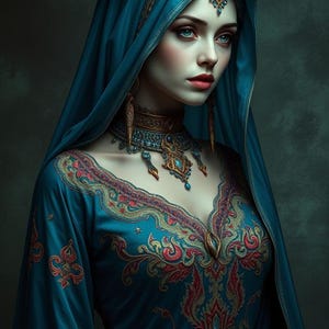 The Manifesting Marid Djinn Spirit Companion, Grant Wishes Jinn Female, Wealth Magic, Money, Love Attraction