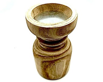 Wooden Candle Holder