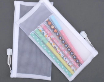 1pc Cute Pencil Case, Korean Pencil Case, Pen Bag, School, Office Supply,  Stationery Pouch, Pen Case, Student Gift Supply 