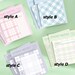 The Cute Pattern Planner Sticky Note - Etsy